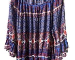 New Direction Curvy Plus Size Women 3X Boho Peasant Tiered Floral Blouse... - $14.73