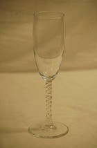 Angelique by Cristal D’Arques-Durand Fluted Champagne Glass w Twisted Stem - £10.27 GBP