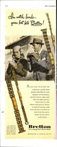 Sexy blond 1946 Bretton 12 and 14 kt gold filled watch bands vintage ad e8 - £19.81 GBP