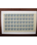 1936 New York - 1c Bedding Inspection Tax Stamps - Block of 50 Revenue MNH - £64.94 GBP
