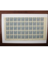 1936 New York - 1c Bedding Inspection Tax Stamps - Block of 50 Revenue MNH - €72,40 EUR