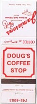 Ontario Matchbook Cover Kitchener Jamiesons Wheelgoods Doug&#39;s Coffee Shop - $1.97