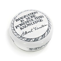 Graduation Gift Paperweight&quot;Imagination is More Powerful Than Knowledge&quot;... - $36.99