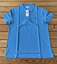 Lacoste NWT $95 Men’s Short Sleeve Polo Shirt Size M Blue RTR1 - £38.85 GBP