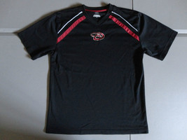 Arizona Diamondbacks Black Embroidered MLB Baseball V Neck Jersey T Shirt Mens M - £15.65 GBP