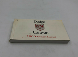 2000 Dodge Caravan Owners Manual Handbook OEM K02B20006 - $31.49