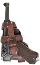 WWII German Paratrooper Holster - Dark Brown - £16.61 GBP