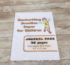 Journal Page - Handwriting Practice Paper For Children - 30 Sheets - $7.22
