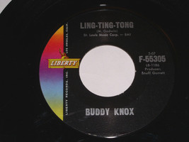 An item in the Music category: Buddy Knox Ling Ting Tong The Kisses 45 Rpm Record Vintage Liberty Label