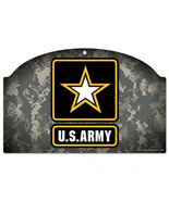 US Army Camo Sign 11x17 Wood - €40,08 EUR