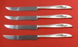 Penrose by Wallace Sterling Silver Steak Knife Set 4pc Texas Sized Custom - £224.98 GBP