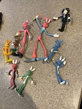 Vintage Rubber Bendable Bendy Figures Played With Toys - £8.65 GBP
