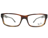 Ray-Ban Eyeglasses Frames RB5245 5607 Tortoise Clear Gray Rectangular 54... - £51.58 GBP