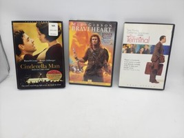 Dvd Trio Cinderella Man , Brave Heart.And Terminal - $12.99