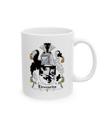Edwards Family Coat of Arms Coffee Mug 11oz 15oz Family Crest Gift Mug Present - £11.25 GBP - £15.00 GBP