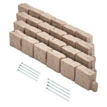 VEVOR Faux Stone Landscape Edging 46.8 x 3.9 in Realistic Lawn Edging, B... - $109.99