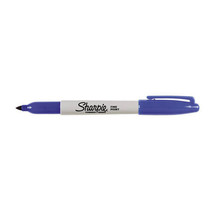 Sharpie Permanent Fine Marker 1.00mm (Box of 12) - Blue - £40.22 GBP