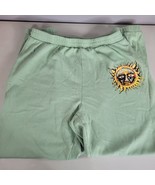 Sublime Womens Sweatpants Large Green Joggers Tapered Leg - $17.99