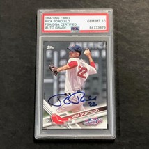 2017 Topps Opening Day #139 Rick Porcello Signed Card PSA Auto 10 Red Sox - £79.69 GBP