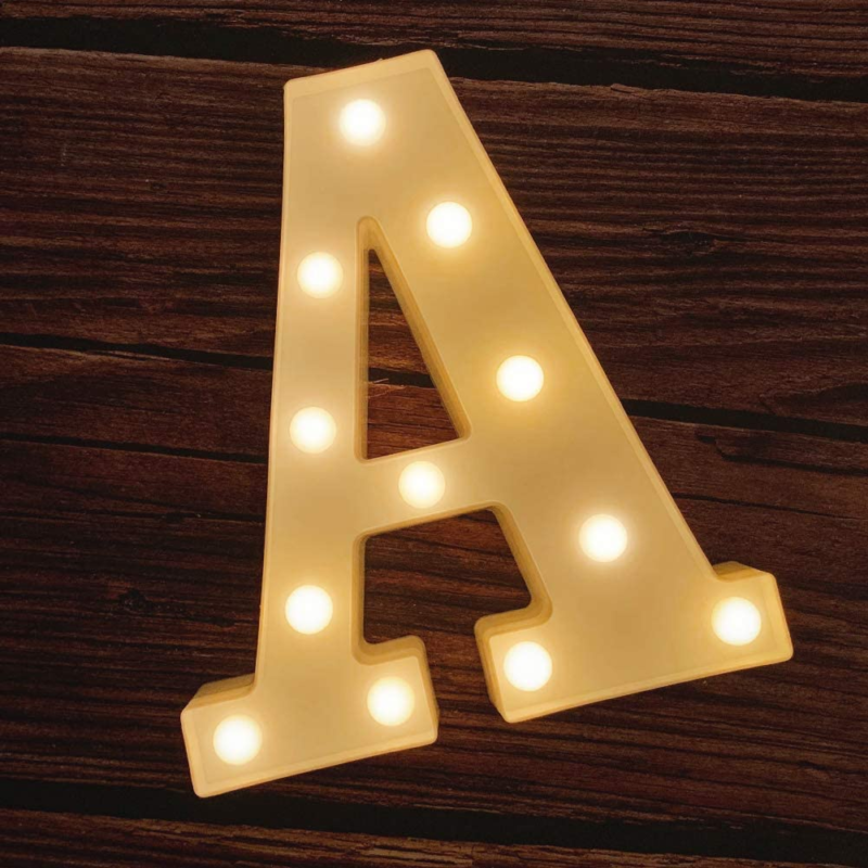Primary image for Marquee Light up Letters | Battery Powered LED Letters Lights Alphabet | Marquee