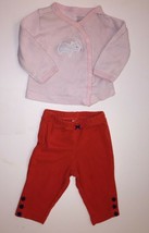Carters Baby Girls Pants &amp; Top Size 3 Monthes - £6.40 GBP