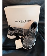 Givenchy Jaw Basse Basket  Knit Low Top Sneakers Black White Box UK 42 US 9 - $513.82 CAD
