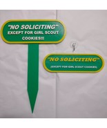 NO SOLICITING Yard and Door Signs, &quot;Except for Girl Scout Cookies&quot; - $279.28 MXN
