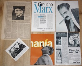 Groucho Marx Brothers Clippings 1970s/90s Magazine Artikel Photos Cinema - £7.85 GBP