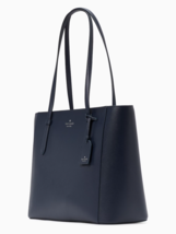 Kate Spade Schuyler Navy Blue Tote Handbag K7354 Purse Bag Charm NWT $359 FS - £112.51 GBP