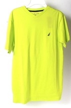1 Count Nautica Boy&#39;s T-Shirt Large 14/16 313 Lime Punch 100% Cotton - £17.69 GBP