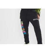Reason Men&#39;s Limited Edition Hustler Future Embroided Logo Joggers Black... - $41.19 CAD