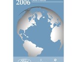 2006 Mercury Monterey Owner Manual Portfolio [Paperback] Ford Motor Company - $48.99