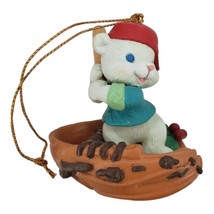 Trim a Home Collectible Tree Charm &#39;Mouse Playing Baseball&#39; Ornament - £15.68 GBP