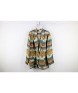 Vtg 90s Streetwear Womens Medium Rainbow Southwestern Fiesta Blazer Jack... - $1,080.03 MXN