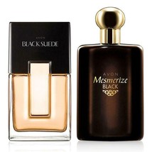 Avon Black Suede & Mesmerize Black For Men Fragrance Duo Set - $49.98