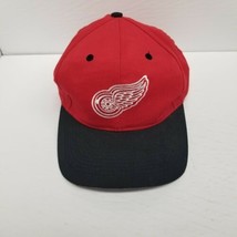 Vintage Detroit Red Wings Logo Athletics Snapback Hat, NHL Hockey - £19.74 GBP
