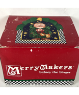 Dept 56 Merrymakers Sidney the Singer Christmas Ceramic Figurine 4.5in - $15.19