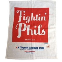 Fighting’ Phils Phillies 2008 World Series Majestic Rally Towel White NWT - £7.81 GBP