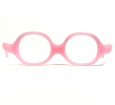 Miraflex Kids Eyeglasses Frames NEW BABY Rubberized Pink Round 38-12-110 - £45.62 GBP