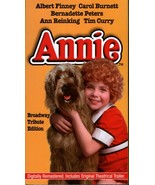 ANNIE VHS TAPES ORGINAL FAMILY MOVIE Albert Finney Carol Burnett Tim Curry - $92.12 MXN