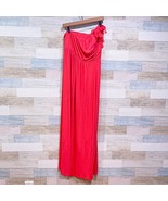 Soma Ruffle One Shoulder Maxi Jersey Dress Pink Sleeveless Stretch Women... - $44.54