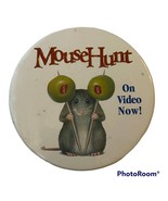 Mouse Hunt Pin 1998 Exclusive Advertising Promotional Pinback Button Vin... - £6.19 GBP