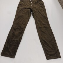 RSQ Jeans Manhattan High Rise Corduroy Pants Brown Pockets Women’s Size 11/W30 image 15