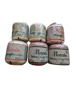 Vintage J&amp;P Coats Royale Mix Lot of 6 Crochet, Silkessence, &amp; Metallic T... - $13.81 CAD