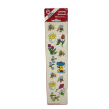 2001 FRANK SCHAFFER SPRING ANIMALS DUCK BEE FLOWERS STICKERS NEW SEALED - $9.50