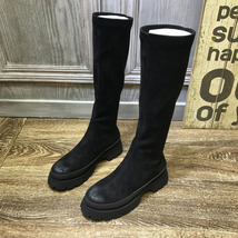 Sexy Women Knee-high Platform Boots Autumn Winter Slip-on Stretch Long Modern Bo - £42.37 GBP