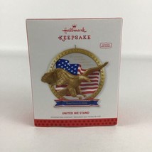 Hallmark Keepsake Christmas Tree Ornament Patriotic United We Stand USA Flag New - $19.75