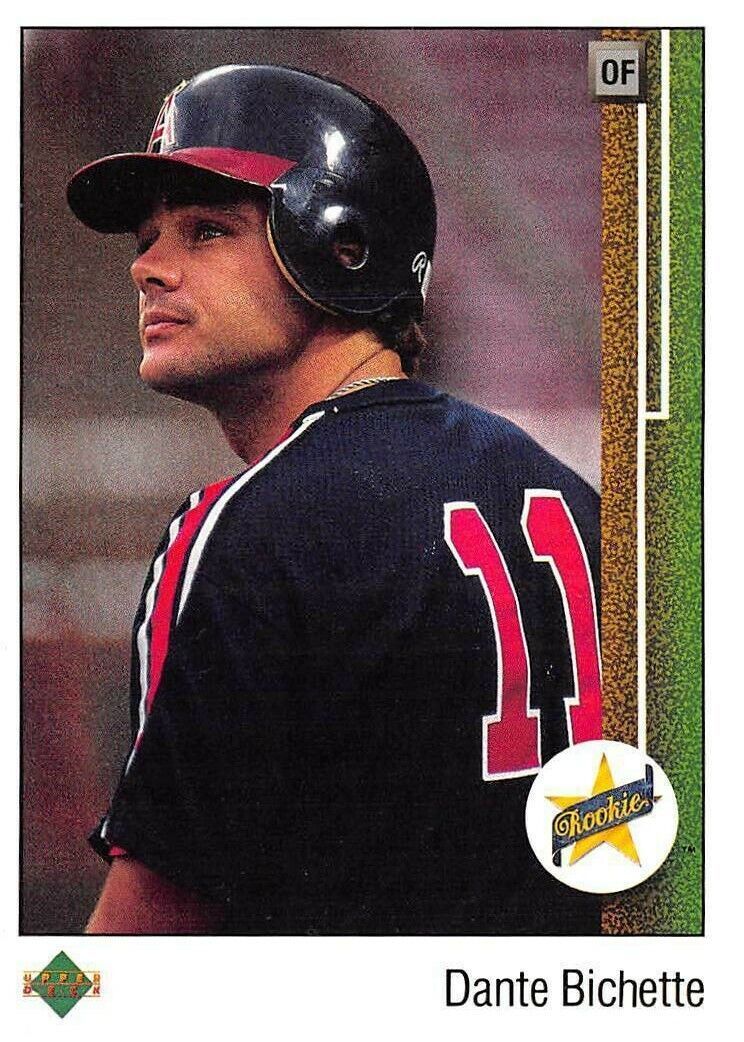 Primary image for 1989 Upper Deck #24 Dante Bichette RC Rookie Card California Angels ⚾