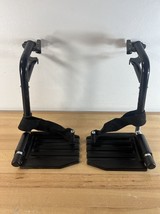 Invacare Wheelchair Hemi Footrest / Footplates with Heel Loops T93HCP - $28.49