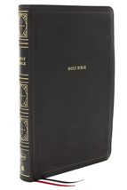 NKJV Holy Bible, Giant Print Thinline Bible, Black Leathersoft, Red Letter, Comf - £39.22 GBP
